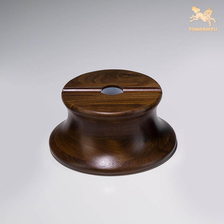 铜师傅 黑胡桃原木《金箍棒底座》工艺品摆件 圆形实木底座,淘宝优惠券,粉丝福利购,淘宝优惠卷