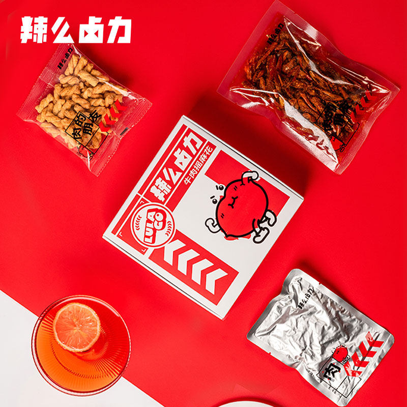 辣么卤力120g牛肉摇麻花 辣么卤力牛肉类