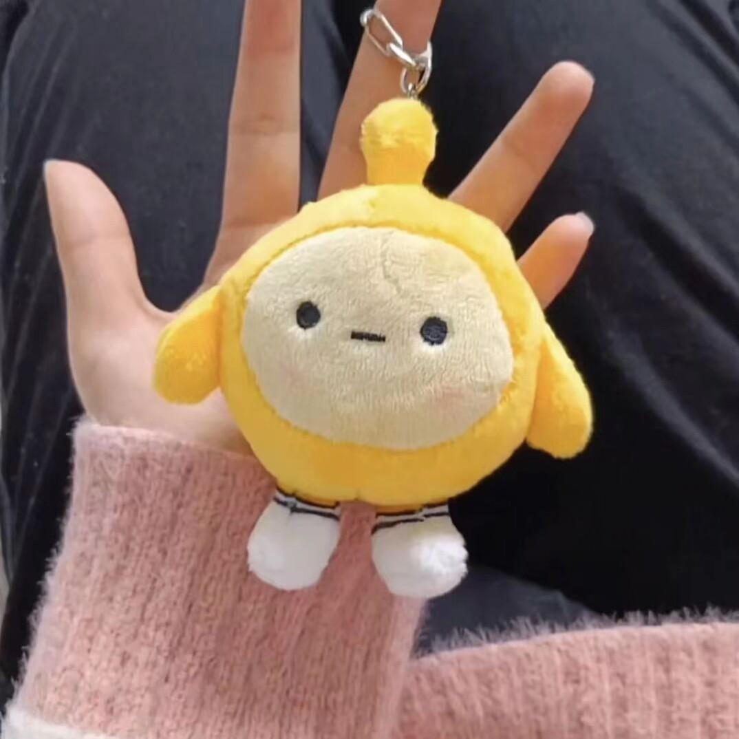 蛋仔派对公仔蛋仔派对公仔玩偶毛绒玩具周边可爱娃娃安抚陪睡劳改黑蛋抱枕靠枕