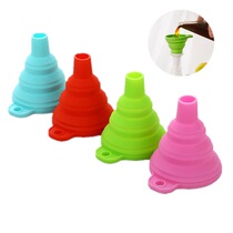 Mini Foldable Funnel Silicone Collapé Fünnel Folding