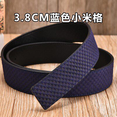 LVOG奢品真皮腰带替换带身商务休闲两面可用不带扣lv-耐磨皮带条