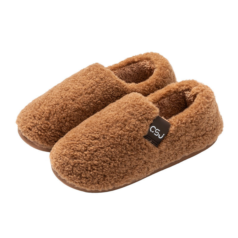 厚底包跟棉拖鞋女款2025新款冬季室内家居保暖毛绒加厚加绒棉鞋女,淘宝优惠券,粉丝福利购,淘宝优惠卷