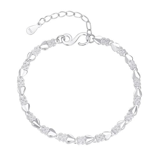 S999 pure silver anklet girl birthday gift for girlfriend