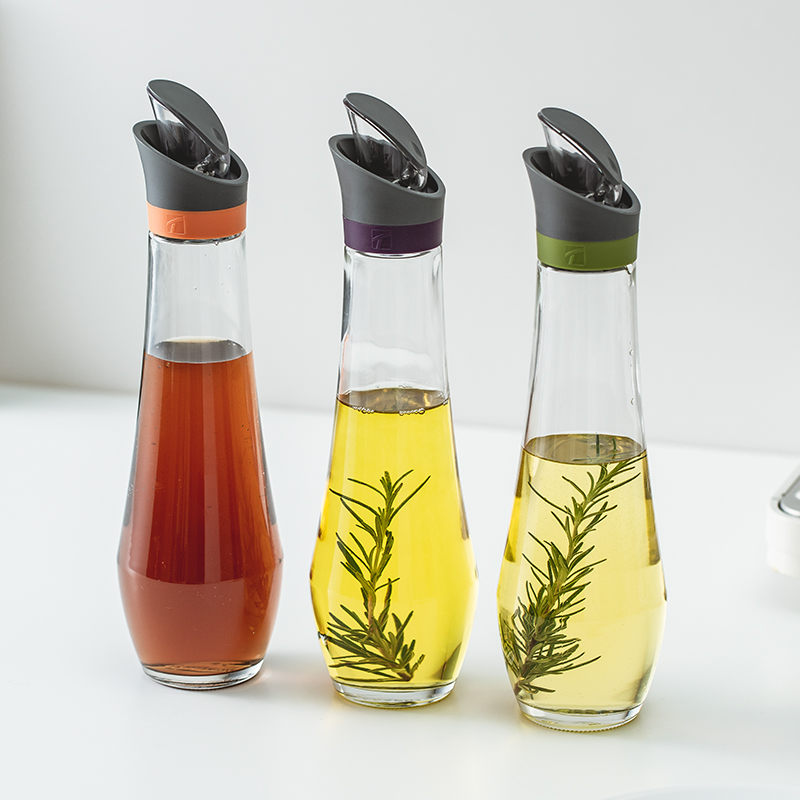 加拿大trudeau油壶厨房家用玻璃酱油瓶醋调料瓶自动开盖不挂油壸 - 图3
