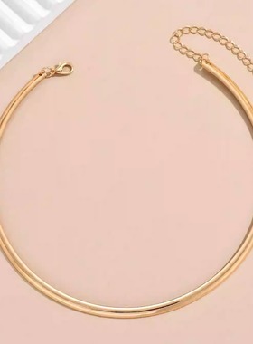 时尚金色光面欧美跨境货源项圈