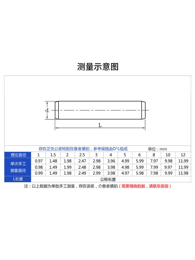 A3碳钢销钉圆柱销固定销钉GB119定位销实心销子M3M4M5M6M8*4x5-50