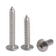 Stainless steel cross mushroom head large flat head self-tapping screw