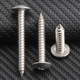 Stainless steel cross mushroom head large flat head self-tapping screw
