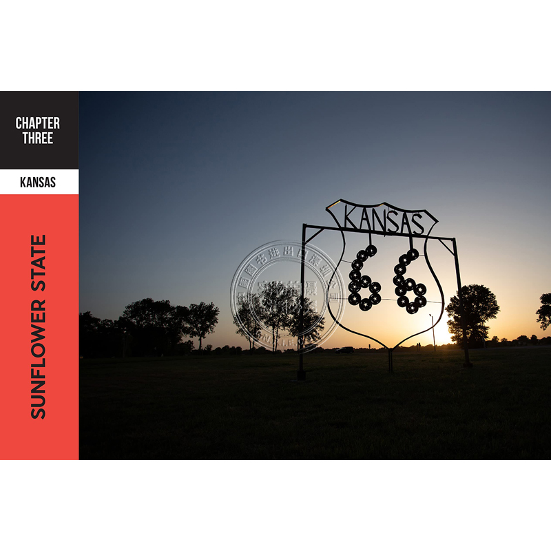 英文原版 我们来了 66 号公路 Here We Are on Route 66 A Journey Down America