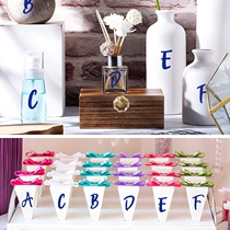 5 Sheets Water Proof Vinyl Sticker 360 Pieces Alphabet