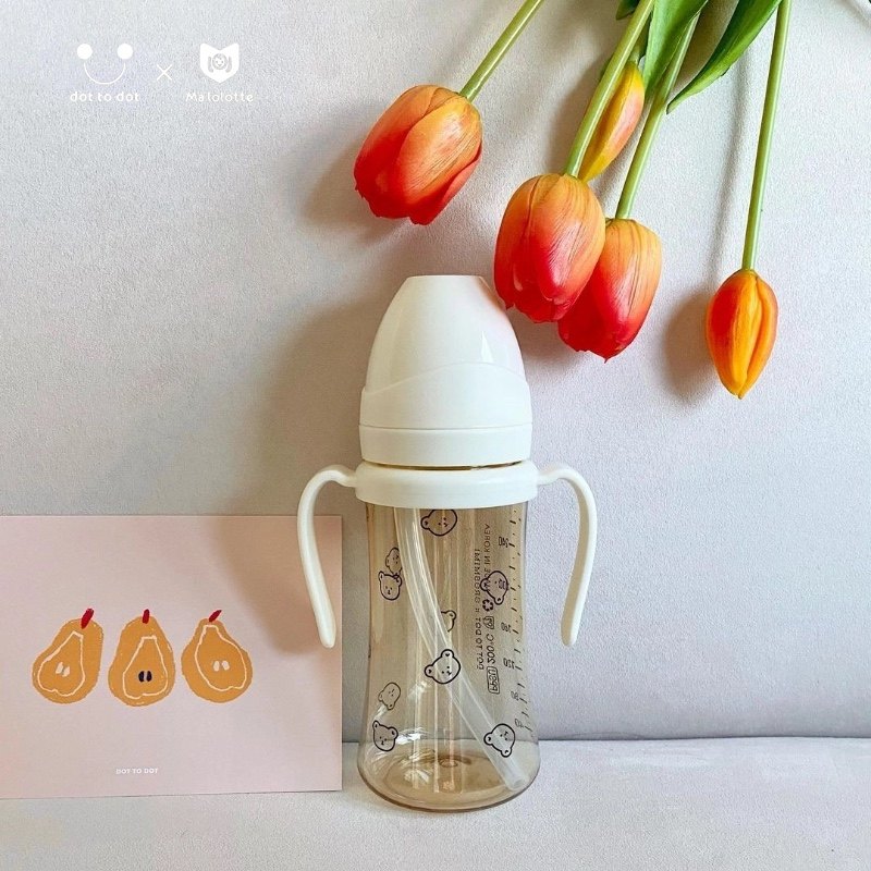malolotte进口联名dottodot格罗咪咪吸管杯宝宝水杯冲奶瓶学饮杯,淘宝优惠券,粉丝福利购,淘宝优惠卷