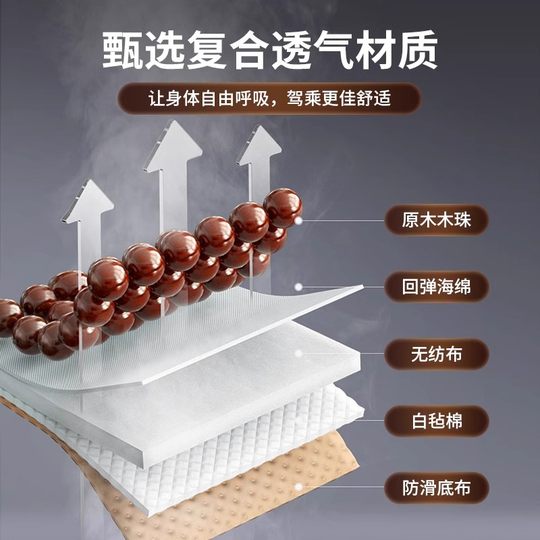 汽车坐垫夏季凉垫单片冰屁菩提子货车通风透气木珠四季通用前座垫