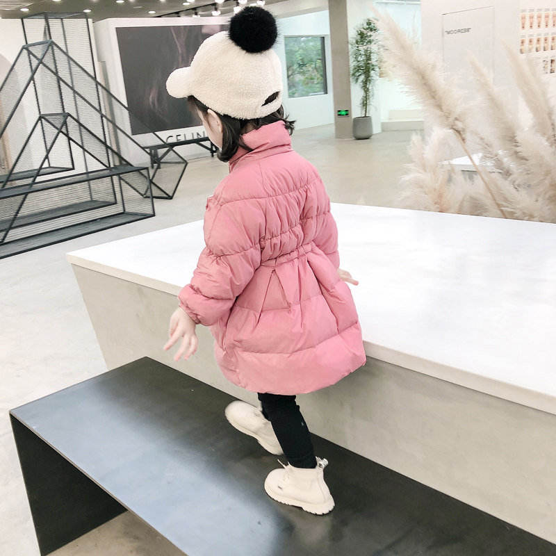 儿童羽绒服中长款女童轻薄秋冬装反季洋气外套小童装冬季90白鸭绒,淘宝优惠券,粉丝福利购,淘宝优惠卷