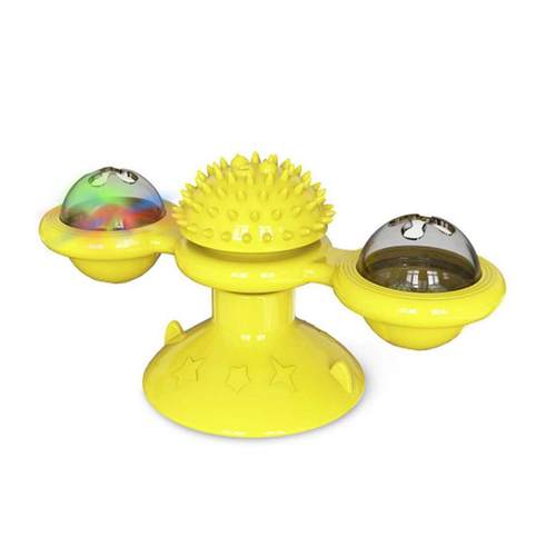 猫玩具旋转风车逗猫棒转盘猫咪自嗨解闷消耗体力益智按摩宠物用 - 图3