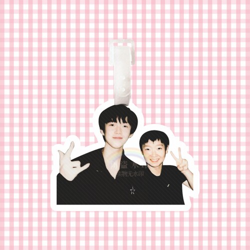 莎头CP组合孙颖莎王楚钦行李牌书包挂件旅箱登机吊周边钥匙扣国乒 - 图0