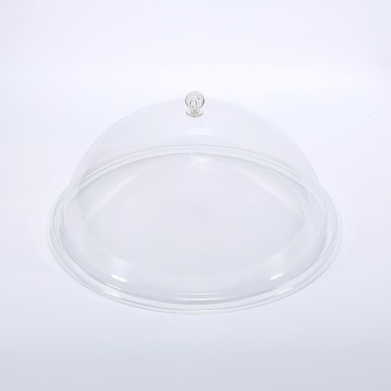 特大号盖子盖茶盘紡尘茶具塑料罩罩子透明圆形腌菜酱菜展示台小号 - 图3