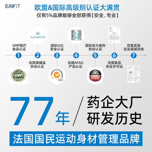 法国EAFIT情绪舒片双甘氨酸镁补充剂柠檬酸镁改善进口女 - 图1