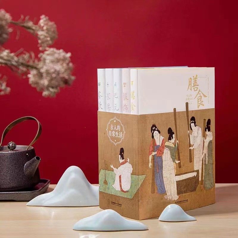 古人的日常生活 五册 5册 精装 古代人服饰茶饮膳食家居把玩文物前世今生衣食住行娱乐中国传统文化妆容礼仪制度 儿童中国历史书籍