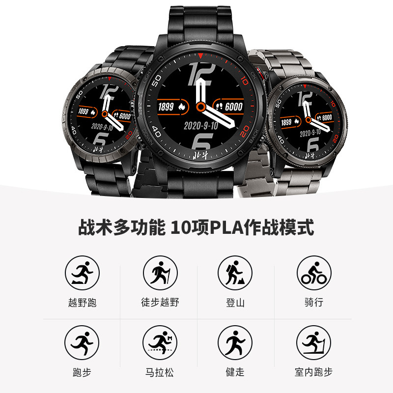 官方正品北斗卫星商务钛合金手表 北斗艺美优国产腕表