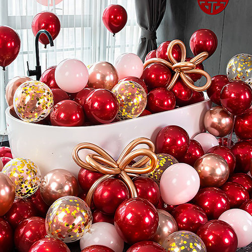 结婚卧室装饰气球婚礼场景布置网红婚房气球套装婚庆用品大全订婚 - 图1