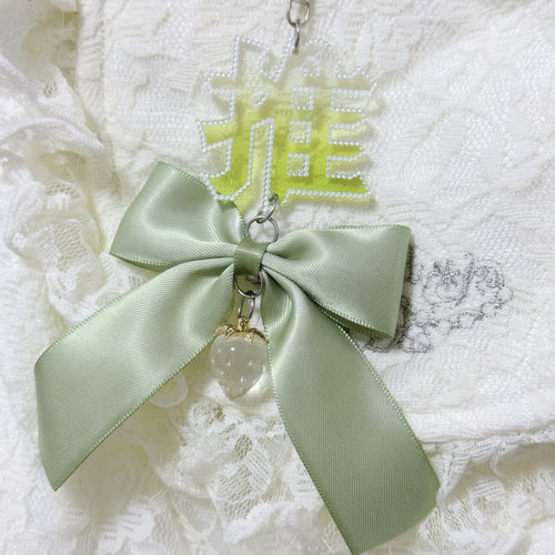 推活-PiPOO原创动漫谷子周边摆阵明星应援痛包装饰蝴蝶结推活挂件 - 图3