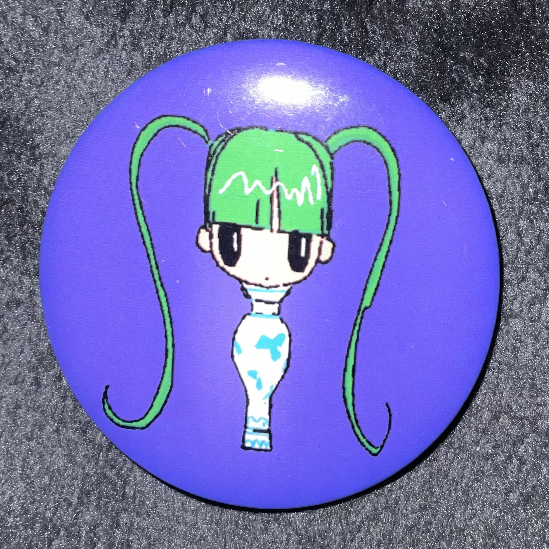 默认头像系列-7点45插画师原创插画二次元动漫周边oc闪砂贴纸吧唧 - 图1