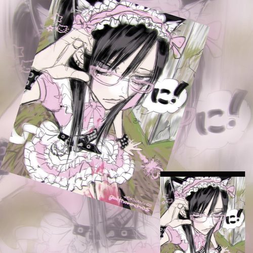 无料FYS-日本插画师galthanachos插画pvc透卡小卡 - 图0