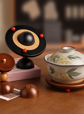 创意星球隔热垫餐桌面餐垫感摆件实木防烫杯垫锅垫装饰品礼物