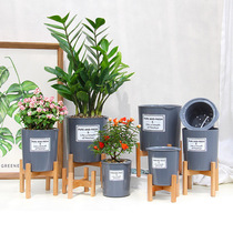 Plant Stand Indoor Wood Flower Pot Holder Wooden Display Pot