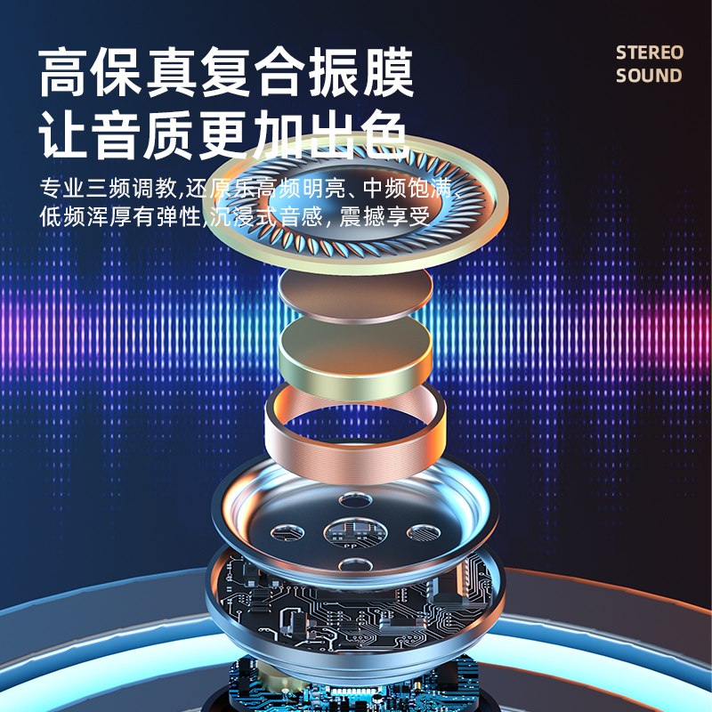 真无线高品质入耳式超长运动耳机 otn蓝牙耳机