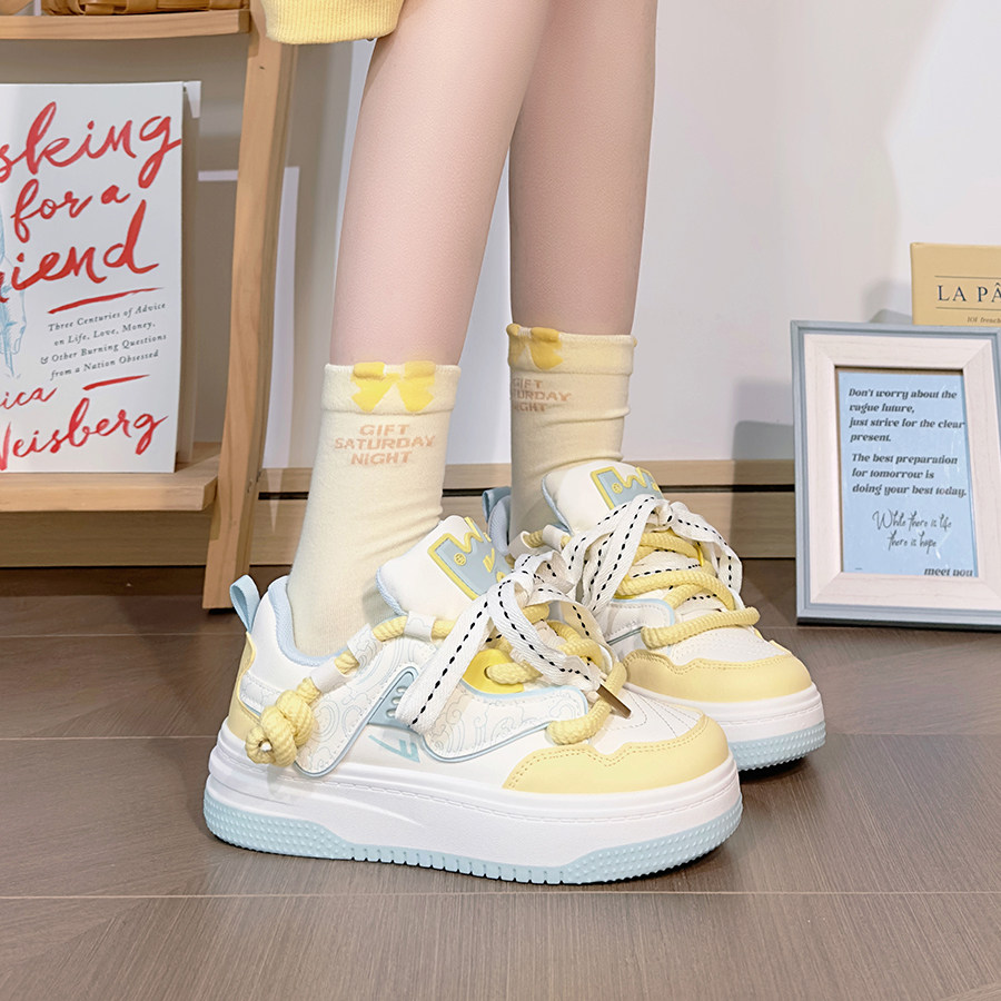 回力多巴胺板鞋女2025爆款百搭少女心学生休闲鞋厚底复古韩版板鞋,淘宝优惠券,粉丝福利购,淘宝优惠卷