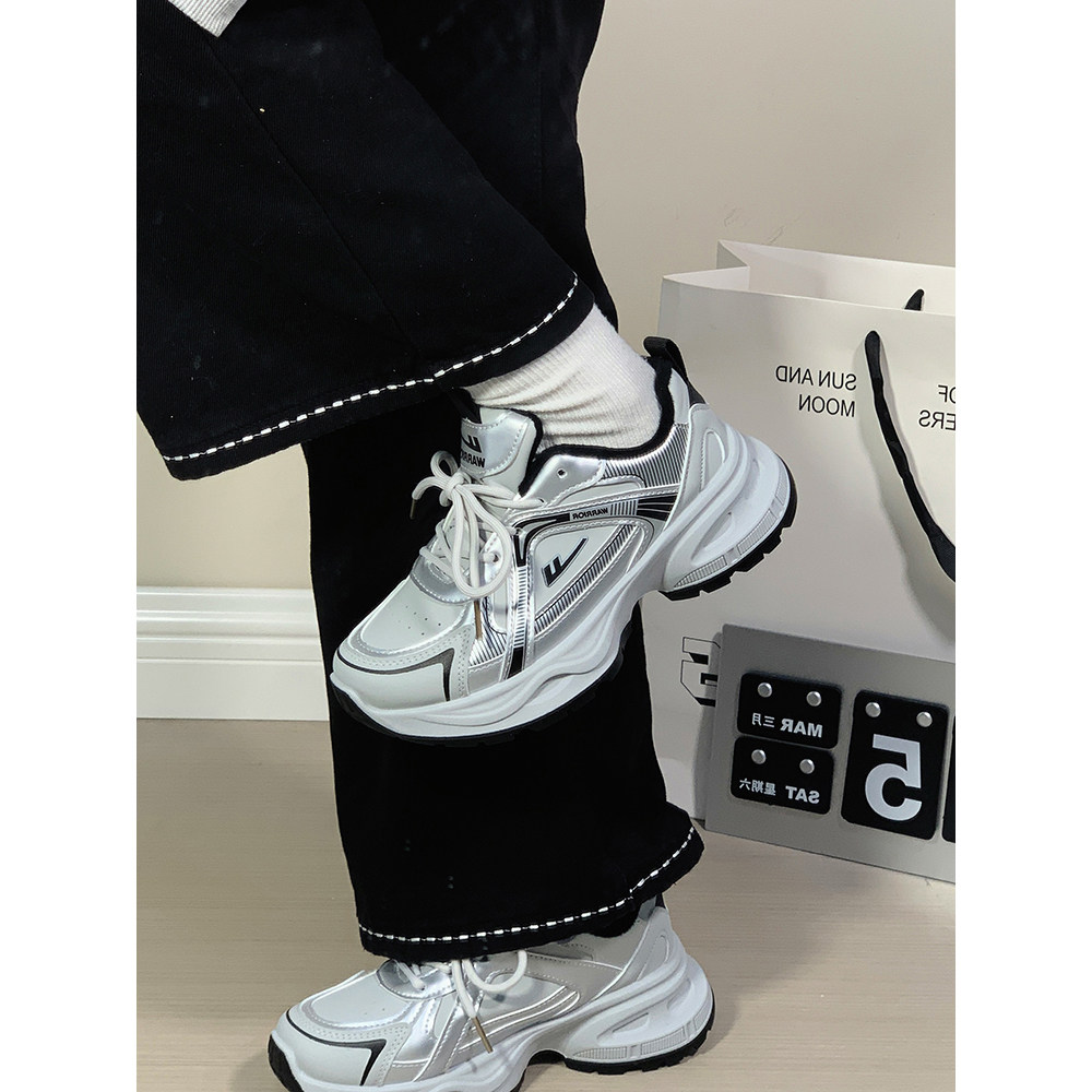 回力银灰老爹鞋女冬季2025新款百搭高级感加绒潮鞋运动情侣休闲鞋,淘宝优惠券,粉丝福利购,淘宝优惠卷