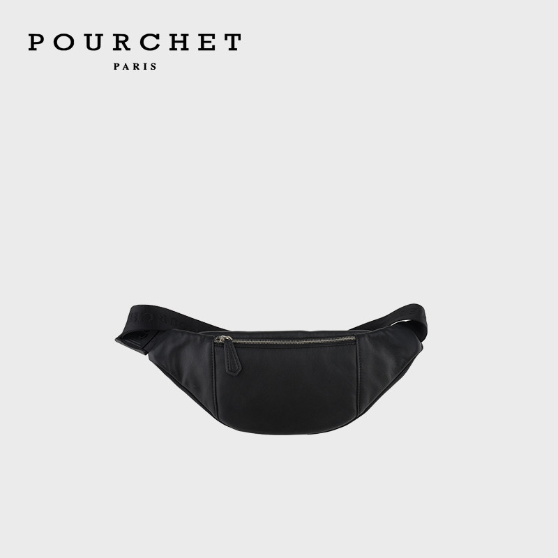 POURCHET/宝榭法国原创设计新款法国原创设计男士腰包通勤,淘宝优惠券,粉丝福利购,淘宝优惠卷