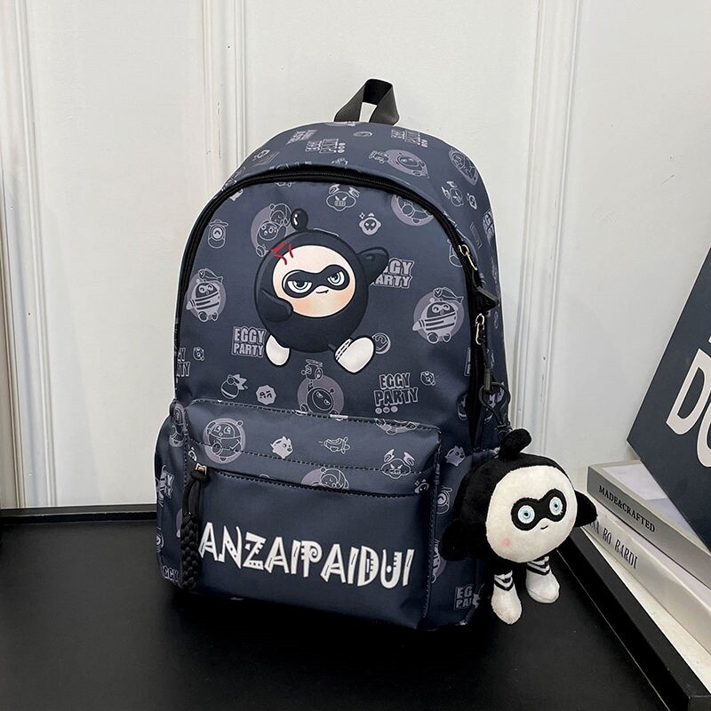 蛋仔派对书包男生幼儿园女童小学生三至六年级卡通可爱轻便双肩包