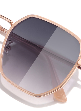 GM粉色墨镜女方圆脸百搭偏光开车