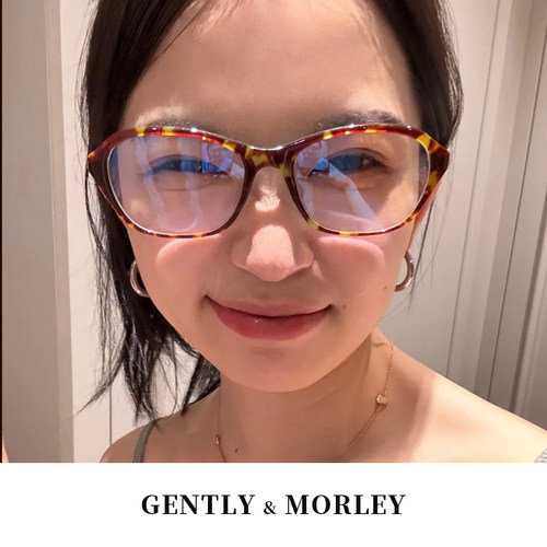 周也同款老钱风近视眼镜女度数可配猫眼黑框素颜神器防蓝光cindy - 图1