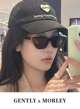 GM墨镜男女板材窄框猫眼防紫外线