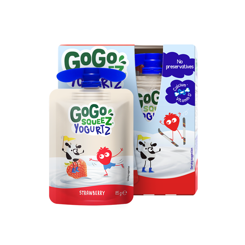 【自营】【4袋】gogosqueez梦果鲜儿童酸奶