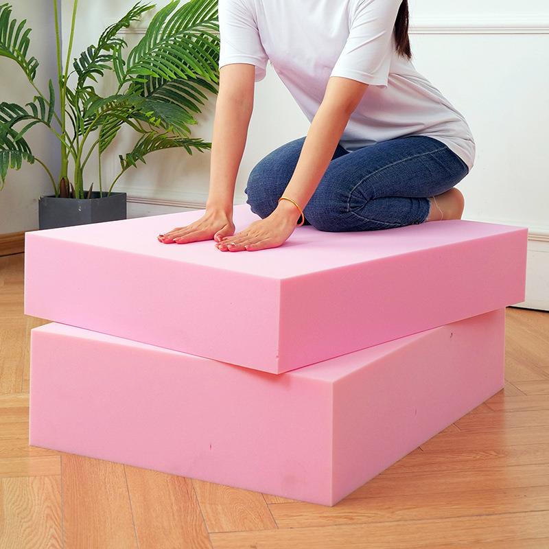 High-density sponge cushion block thickened and hardened sofa cushion customized red solid wood bay window cushion mattress seat cushion customized