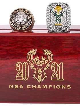 球迷总冠军戒指2021雄鹿湖人科比詹姆斯勇士库里公牛送礼佳品