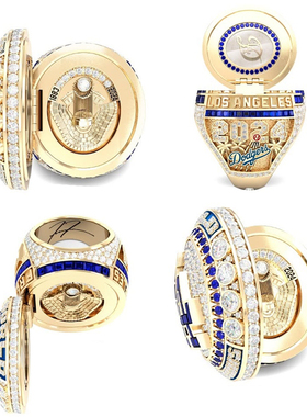 2024洛杉矶道奇总冠军戒指 客户收藏版本 欧美流行饰品