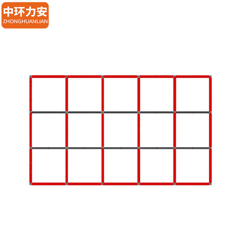 中环力安【室内铁拉网3x4格230x305CM】展架折叠海报架大型年会签 - 图2