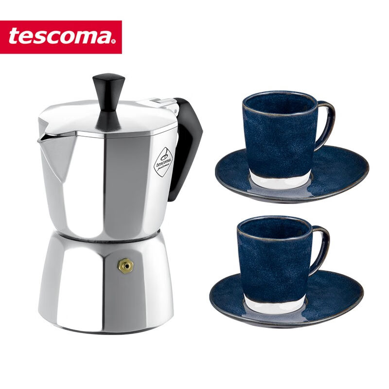 tescoma捷克PALOM系列进口意式家用煮咖啡壶经典摩卡咖啡壶银色3 - 图1