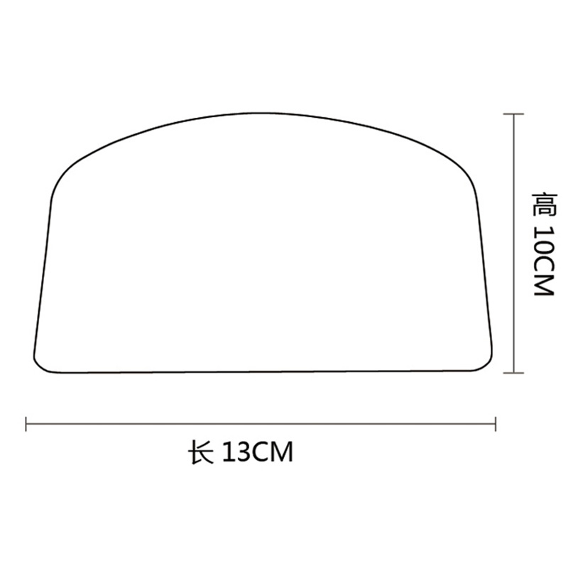 烘焙工具透明塑料软刮板奶油蛋糕圆角抹面蛋糕胚抹圆奶油刮片刮板 - 图0