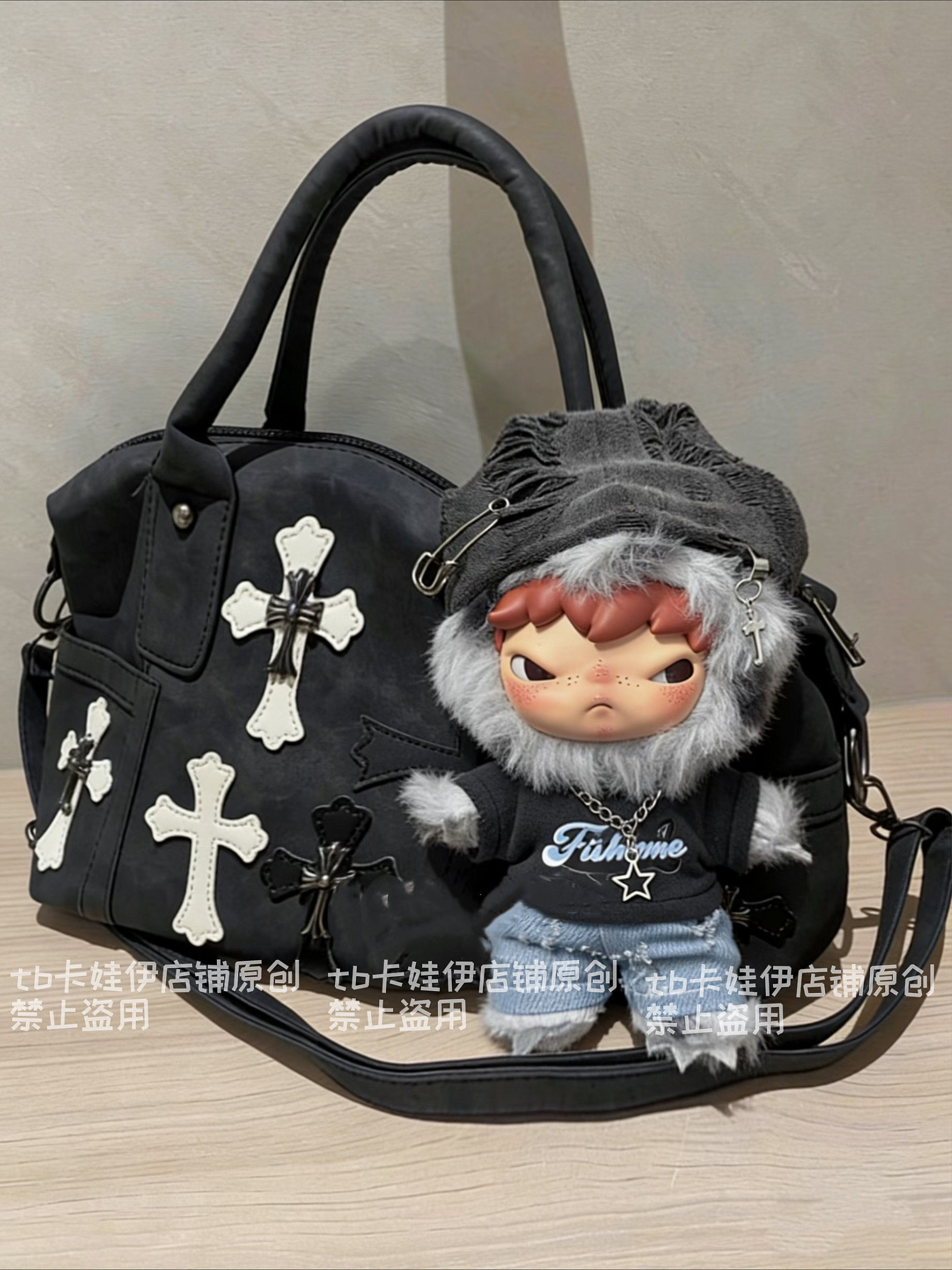 泡泡玛特新款小野公路日志搪胶城市浮尘娃衣10cm公仔服Hirono拓印,淘宝优惠券,粉丝福利购,淘宝优惠卷