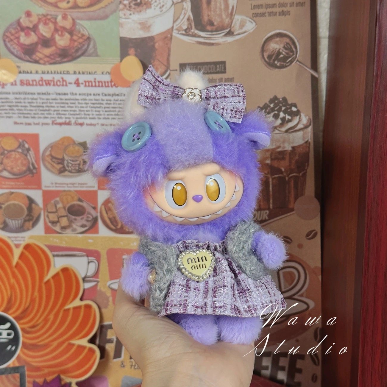 泡泡玛特马力全开系列拉布布开心马娃衣新年labubu搪胶毛绒套装服,淘宝优惠券,粉丝福利购,淘宝优惠卷