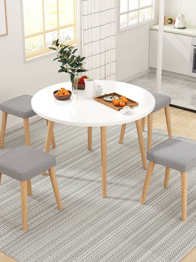 出租房方桌子正方形家用简易小餐桌小户型餐厅快餐桌子餐桌椅组合-图2