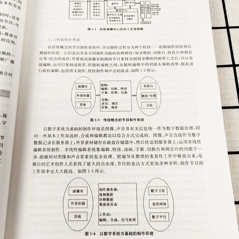 正版现货 电视节目制作 摄影专业十二五规划教材 电视节目制作概况图像画面采集照明声音拾取和制作视频编辑 中国传媒大学出版