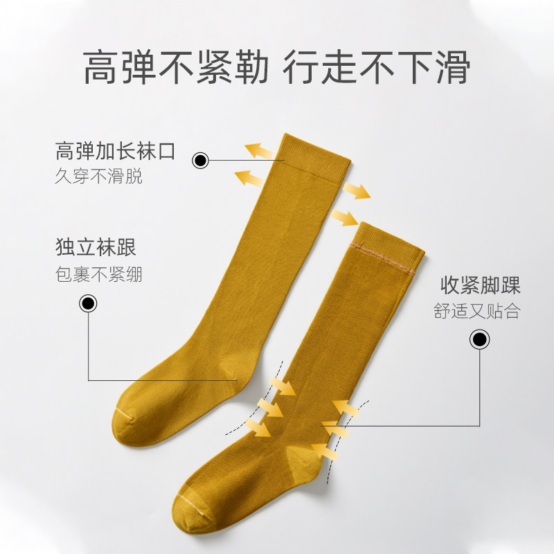 春秋小腿压力ins潮jk学院风瘦腿袜 圣集康护长筒袜