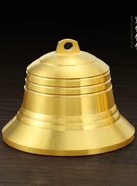 加厚铜铃铛响声大铃铛挂件红黄绳风铃大门装饰狗狗铃超响牛羊户外